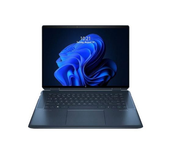 HP Spectre x360 16 F1013DX Laptop – 12th Gen Core i7 12700H 16GB 512GB SSD Intel Iris Xe Graphics 16″ 4K+ IPS 400nits Touchscreen Convertible Display B&O Play Backlit KB FP Reader TPM W11 (Nocturne Blue)