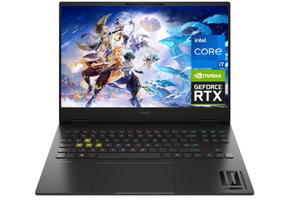 HP OMEN Transcend 16.1″Intel i7-13700HX,  Gaming Laptop PC, NVIDIA GeForce RTX 4060,  Refined 1080p IPS, HD Webcam (16-u0010nr).,Black